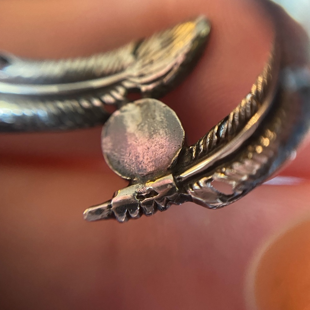 Turquoise feather ring - Picture 7 of 11